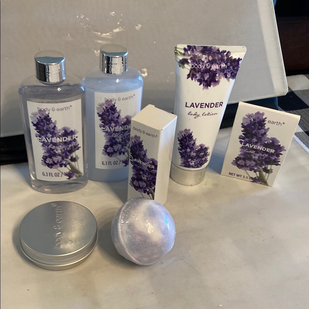 Lavender Bath Set